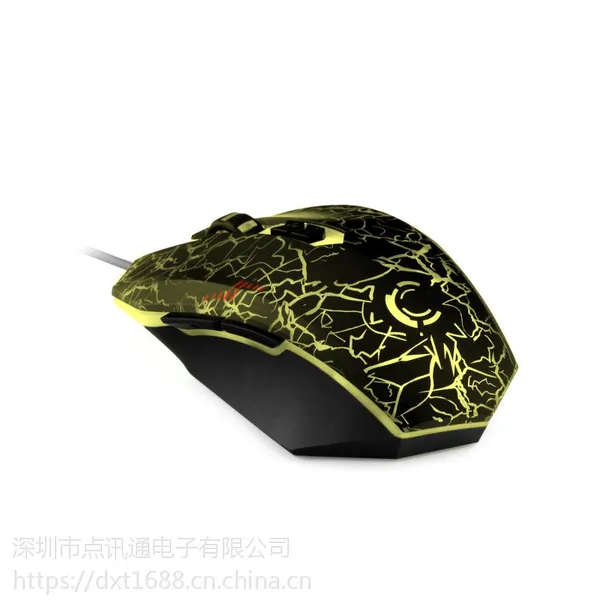 点讯通牧马人DM012RGB游戏鼠标3050芯片4000DPI承接ODM OEM提供专利证书