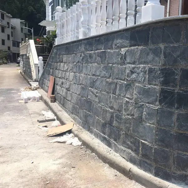 ***500*300青石板公园蘑菇石砖?***小区别墅墙面装饰 外墙仿古砖
