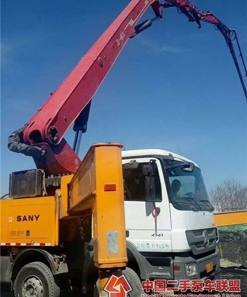 三一56米2012年混凝土奔驰底盘泵车_二手泵车联盟