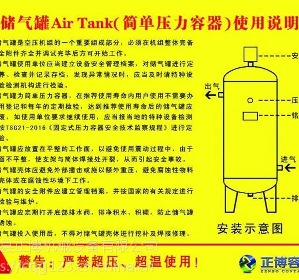 合肥市正博储气罐厂家