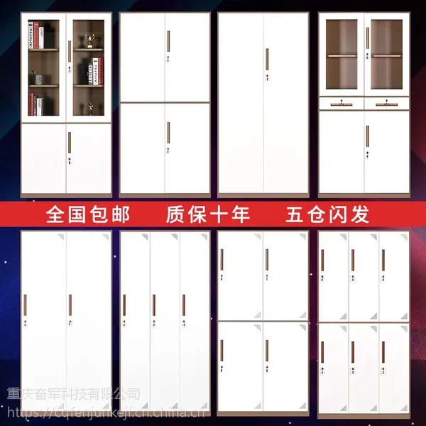 办公文件柜薄边文件柜加厚办公柜高档办公柜