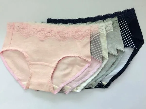 女士内裤性感蕾丝三角纯棉少女内裤 橙子家族小榄薇恩