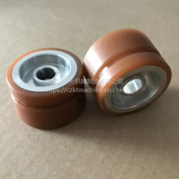 常州开天 圆织机配件 永明 恒力小六梭机械配件 质量好 聚氨酯梭轮 前下梭轮