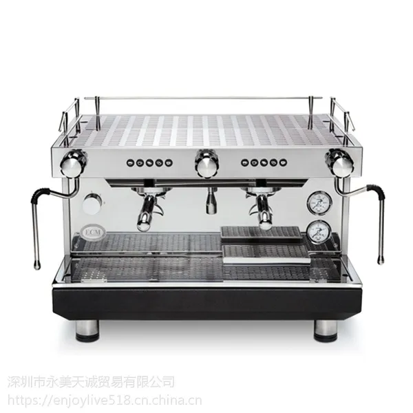 AA现货供应黑色磨砂机身功率3000W原装德国ECM-COMPACT HX-2商用咖啡机