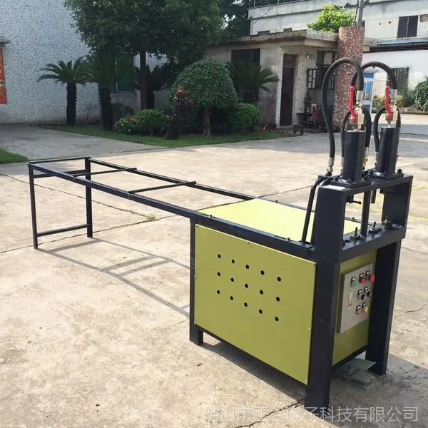 两工位防盗网冲孔机 防盗网 栏杆 圆管打眼机 防盗网不锈钢管材正谷