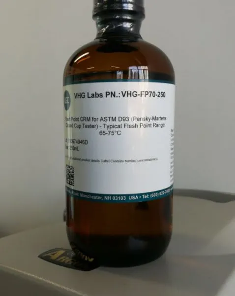 供应开口闪点参比样品
