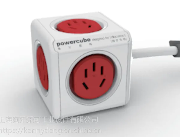 Allocacoc(阿乐乐可)PowerCube延线款排插拖线板转换器魔方插座