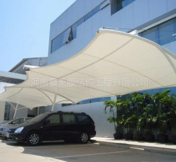膜结构建筑遮阳棚、室外遮阳棚膜结构-景天膜结构