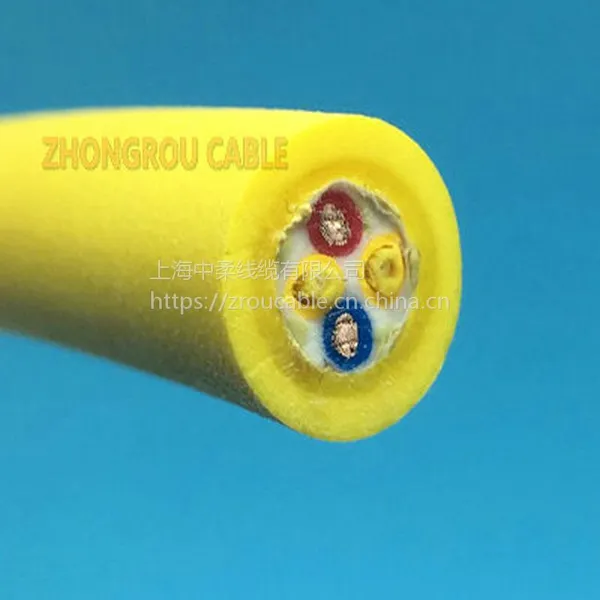 上海中柔线缆专业生产水下机器人用零浮力脐带电缆