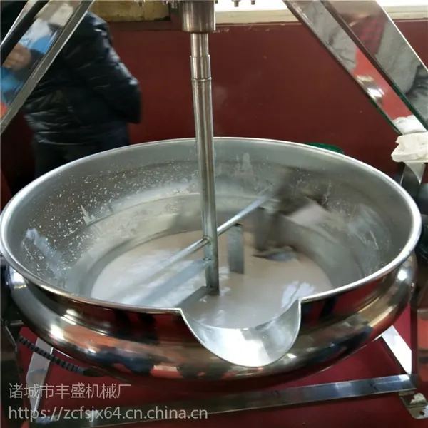 丰盛供应大型全自动电磁加热行星炒锅 辣椒酱搅拌炒锅多少钱