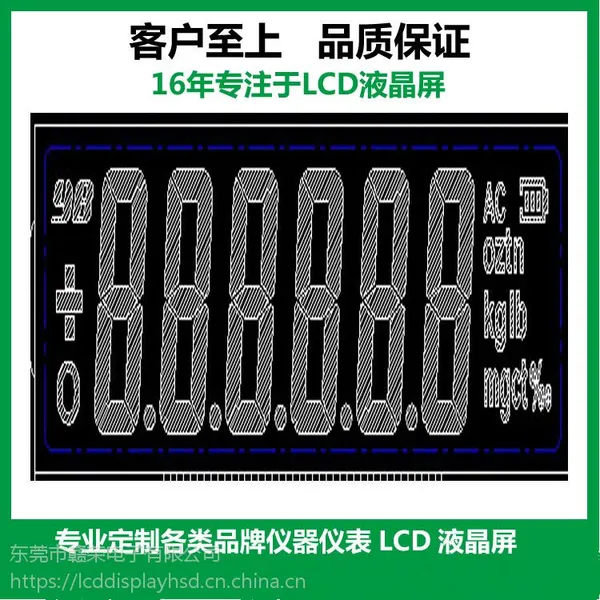 订制赣荣HSD00159电子秤LCD液晶屏