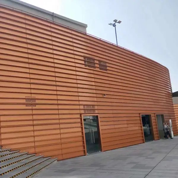 小区雨棚铝单板 铝板门头支持来图深化加工安装
