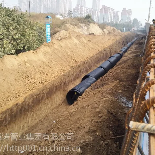 高密度聚乙烯缠绕结构壁B型管（俗称克拉管） A型管和B型管的区别
