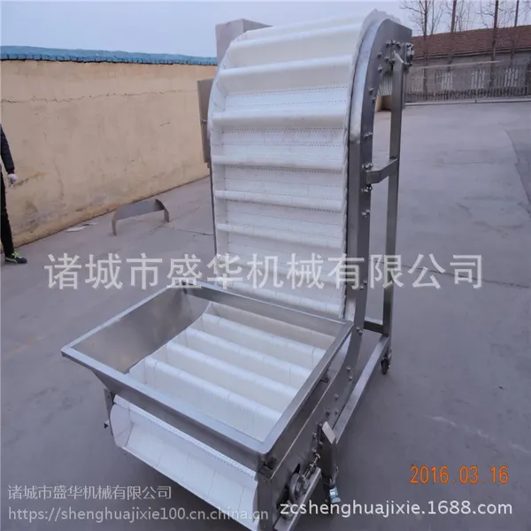 不锈钢提升机 果蔬清洗风干配套设备 盛华机械