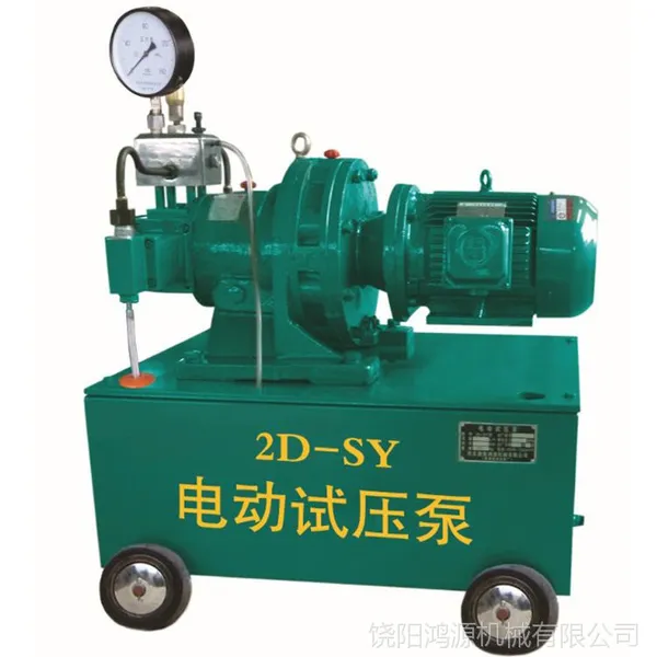 3DSY-S60试压泵产品结构方面采用了封闭式水箱,设备更加美观