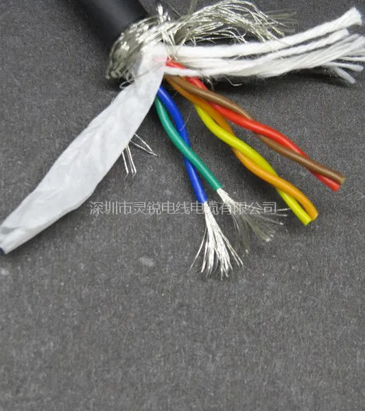 6芯PUR拖链电缆 高柔性耐折1500万次机器人/机械人拖链电缆TRVV6*0.3mm2