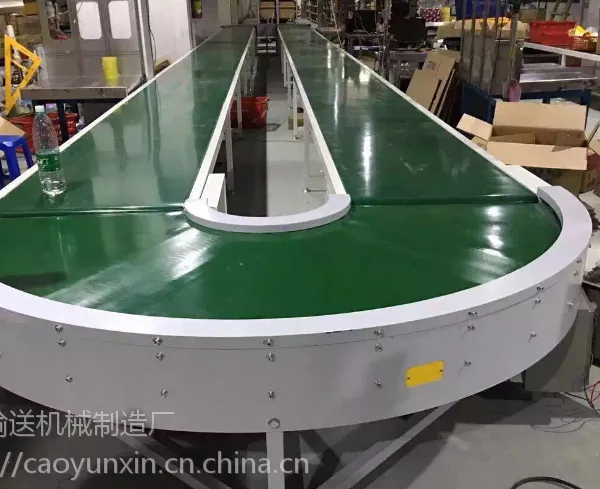 山东浩宇直销360度皮带式环形输送线