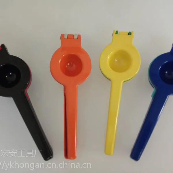 厂家供应三层铝合金柠檬夹手动榨汁器,LFGB,FDA检测通过