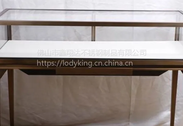 不锈钢珠宝展柜 不锈钢卖场展柜 不锈钢展示架厂家定制供应
