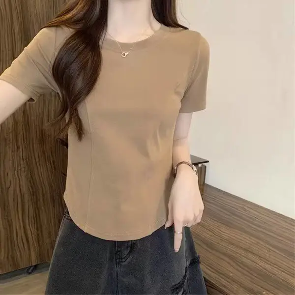 女装微胖辣妹装上衣沈阳尾货批发哪里便宜卡通图案百搭T恤短袖