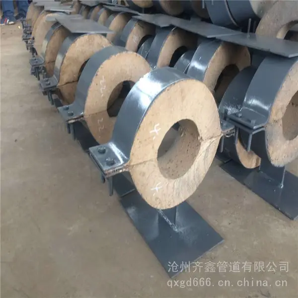 预制长输低能耗蛭石隔热管托蒸汽管道用滑动导向管道支座