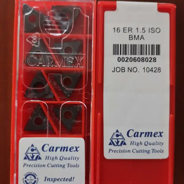 以色列卡麦斯数控刀片批发Carmex螺纹刀粒 16IR1.5 ISO BMA