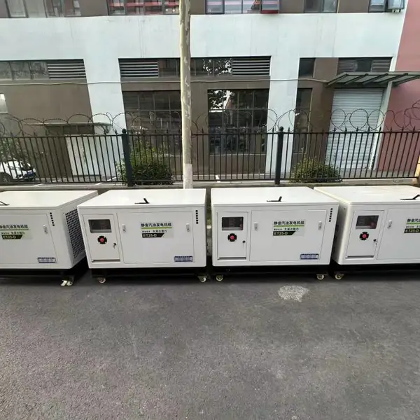 20KW超静音汽油发电机组电启动自动稳压户外应急电源