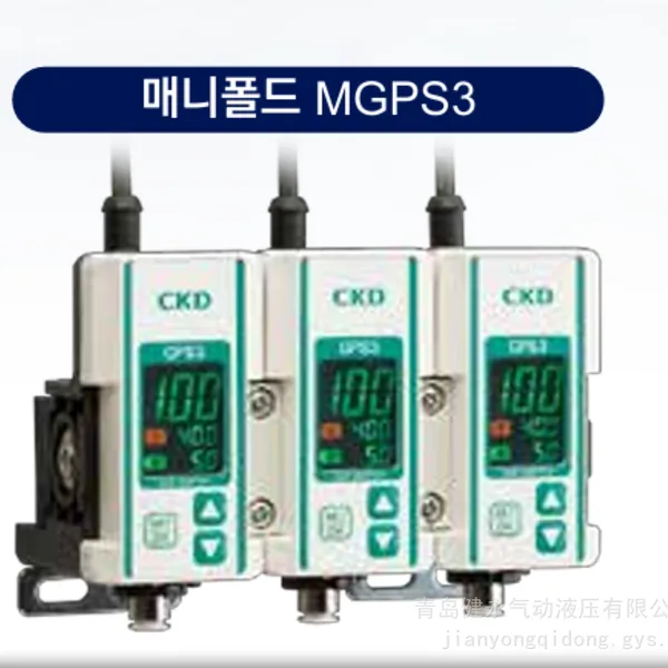 SAMIN 数字气检开关 CKD GPS3 IO-Link 工件贴合确认压力传感器 Rc1/8