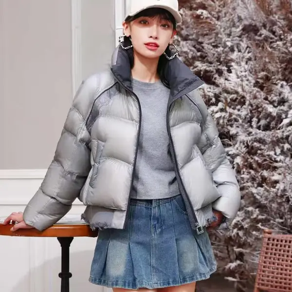 品牌缔梵茜女装羽绒服 休闲百搭女装通勤货源 品牌专柜撤柜尾货货源