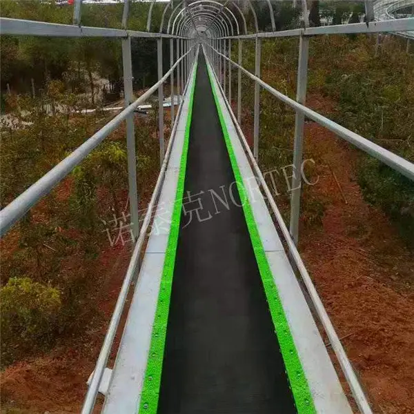 湖北宜昌三峡奇潭风景区魔毯380米 诺泰克景区魔毯价格