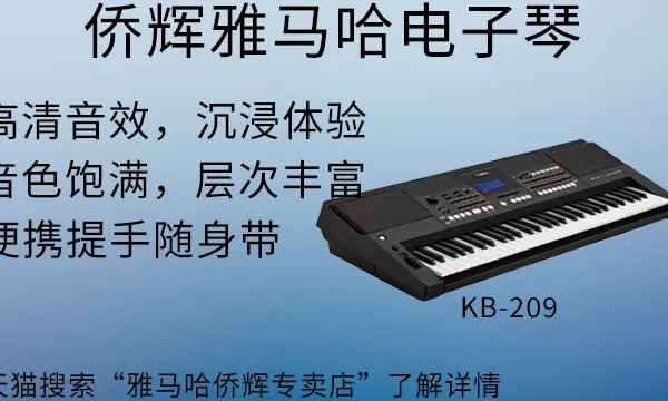 崇明区雅马哈家庭电子琴厂家 上海侨辉经贸供应