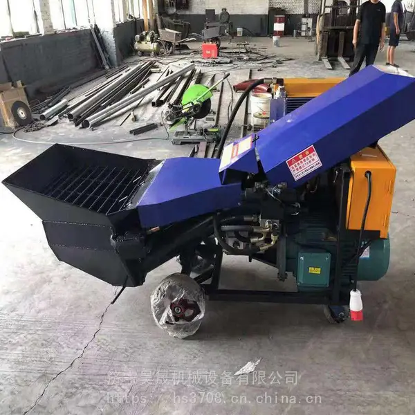混凝土砂浆输送泵 二次构造柱泵 小型结构浇筑细石上料机批发