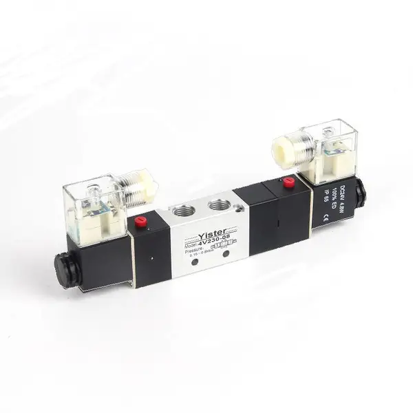 4V230E-06先导式电磁阀,三挡电磁阀,排气型开关