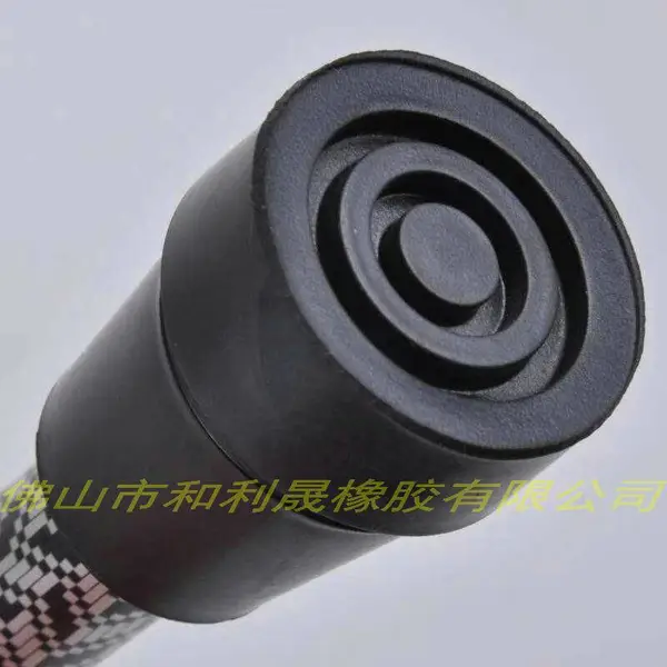 厂家直销 拐杖橡胶底座 橡胶脚 拐杖减震底座 耐磨橡胶底座