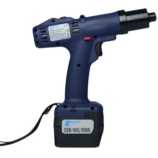 美国进口deltaregis电动螺丝刀电动扭力工具ESB6-X3.5CESL810-ESD螺丝批充电
