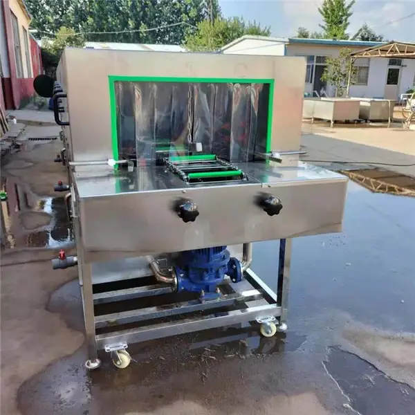 托盘清洗流水线 塑料箱清洗机 多功能洗筐机器
