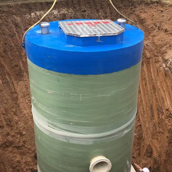 广州玻璃钢一体化预制泵站 地埋式筒体雨水污水提升泵站