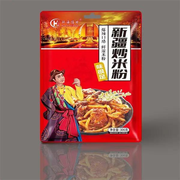 炒米粉包装袋 新疆大枣包装袋 八边封风琴袋 自封袋 金霖