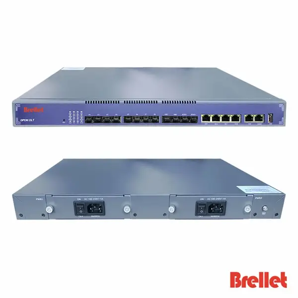 供应布韦林特BL-GP7608B 8口万兆GPON OLT 视频监控OLT POL全光网OLT