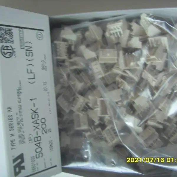 JST连接器 B4P-VH针座 日压接插件 B4P-VH(LF)(SN) 3.96MM间距