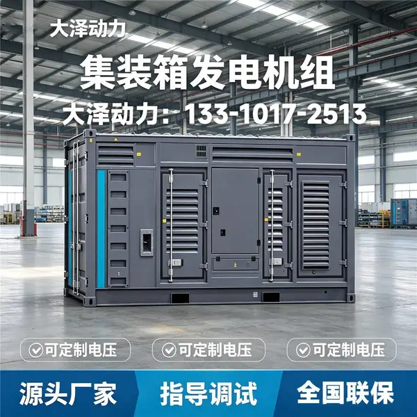 100KW柴油发电机无人值守定制电压出口用