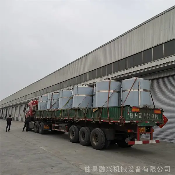 不锈钢酒容器 白酒储存罐订做 双层药液罐 曲阜融兴不锈钢罐厂家