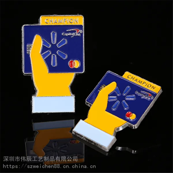 胸章水晶滴胶金属徽章帽徽领徽商务LOGO工作胸针