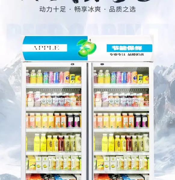 厂家直销,冷藏大容积立式饮料柜,嵌入式冰柜,便利店水果保鲜柜