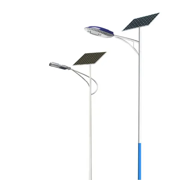 批发路灯 4米-8米太阳能路灯锂电一体化LED灯明光 30W-100W小金豆路灯