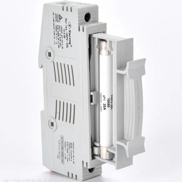 保险丝熔断器底座YRPV-30L/10*85光伏熔断器底座保险丝底座1500V