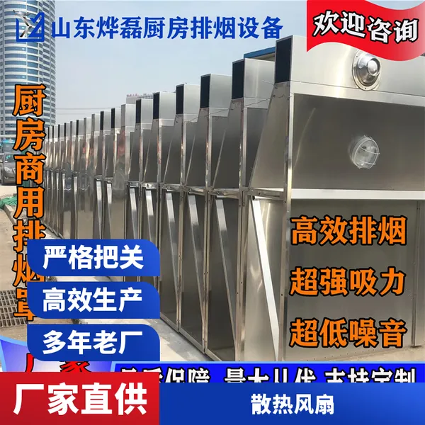 静音散热风扇 轴流风机 消防排烟风机 不锈钢排烟罩