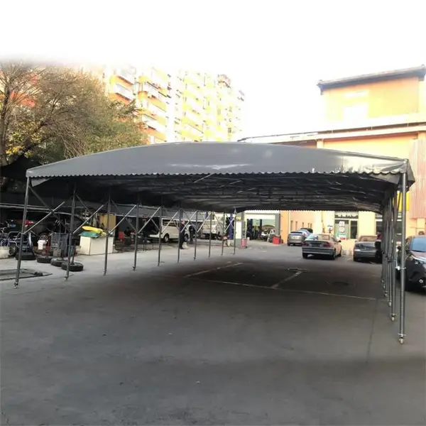 ZSGN-06避光遮阳餐饮推拉帐蓬 肇庆广宁阻燃布活动帐棚
