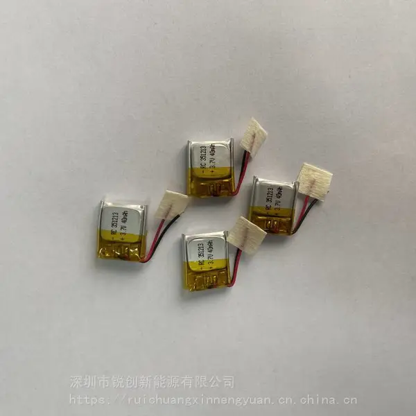 手写笔351213聚合物锂电池3.7v 40mAh充电锂离子351213聚合物电池