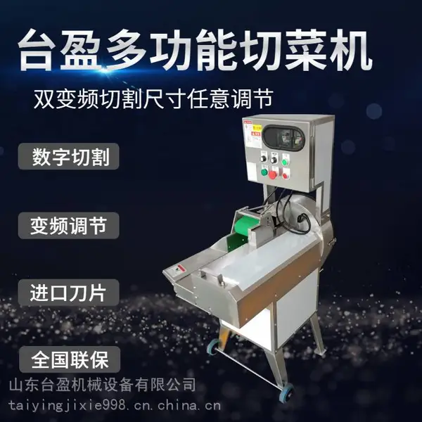 台盈切葱段机 辣椒大葱切圈机 黄瓜山药葛根切片机 胡萝卜切波纹片机